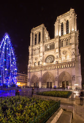 Fototapeta na wymiar Notre Dame Cathedral, Paris, France