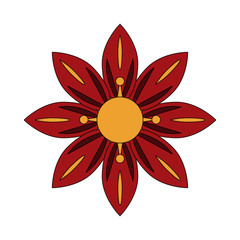 Beautiful flower symbol