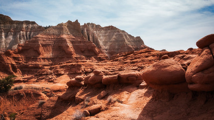 Fototapeta na wymiar Unusual Rock Formations at Kodachrome Basin State Park, Utah