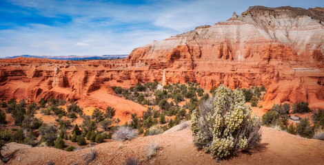 Fototapeta premium Massive Sandstone Cliffs at Kodachrome Basin State Park