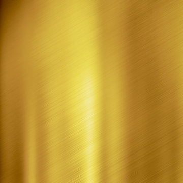 brushed gold metal texture background