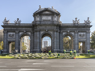 Puerta de Alcalá. Madrid, Spain.