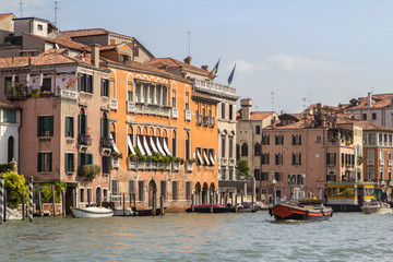 Palaces along the Grand Canal, Venice, Italy