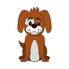 Cute dog cartoon