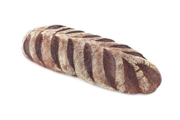 bread on a white background