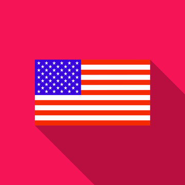 USA Flag. Vector image of USA flag. USA flag background. USA Flag illustration. The Star-Spangled Banner. The color and size of the original. United States of America. United States. America. Vector.
