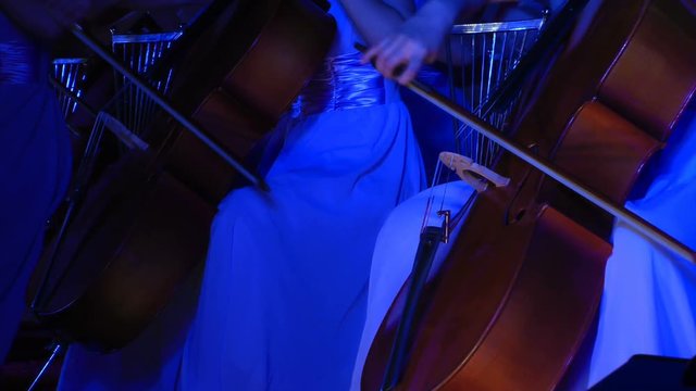 Cello concert , stage