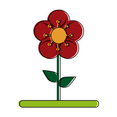 Beautiful flower symbol