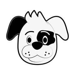 Cute dog cartoon