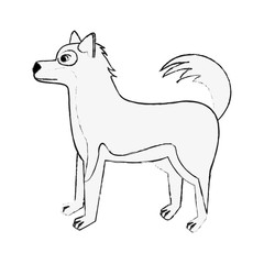 Cute dog cartoon