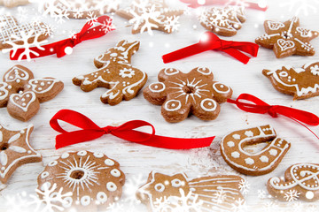 Christmas sweets background