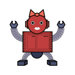cartoon robot design 