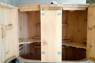 Cedar barrel sauna new form of treatment