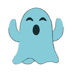 Ghost funny cartoon