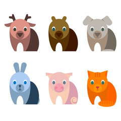 Adorable baby animals with big kind innocent eyes