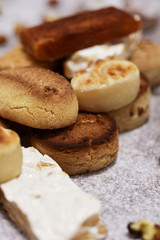 assortment of christmas sweets typical of Spain