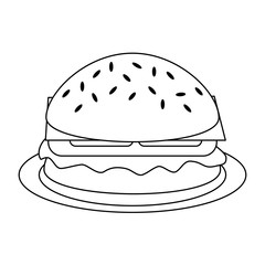 Hamburger fast food