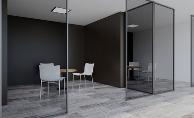 Modern office Cabinet. Meeting room. 3D rendering.
