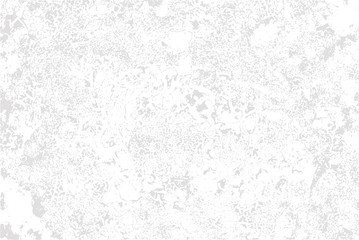 White plaster on grey background.