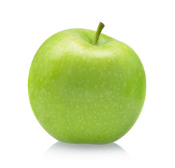 Green apple isolated on white background