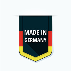 Made in Germany label illustration