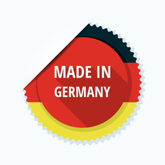 Made in Germany label illustration