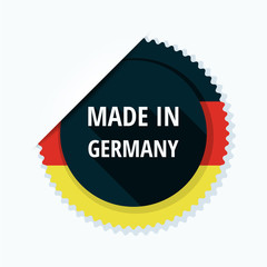 Made in Germany label illustration