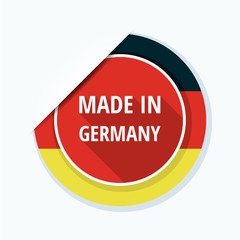 Made in Germany label illustration