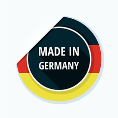 Made in Germany label illustration