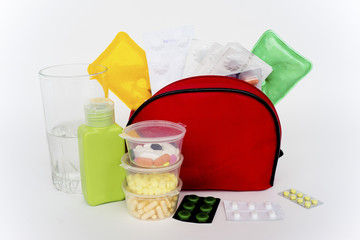 A lot of colorful pills