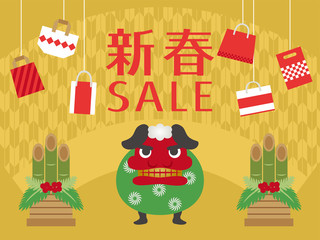 新春セール　広告用バナー