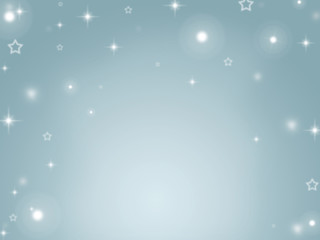 Christmas Background. blue Holiday Abstract Glitter Defocused Background With Blinking Stars....