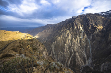 The canyon Colca is the deepest in the world