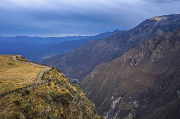 The canyon Colca is the deepest in the world