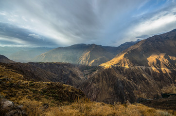 The canyon Colca is the deepest in the world