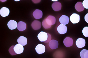 bokeh background and texture with purple and yellow light color