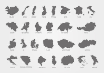 European country maps