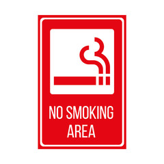 No smocking area