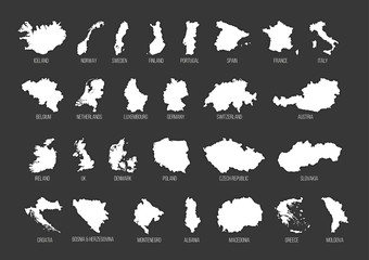 European maps country 