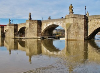 Obraz premium Würzburg, Alte Mainbrücke