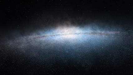 Obraz premium Bright disk galaxy