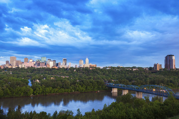 Modern architecture of Edmonton
