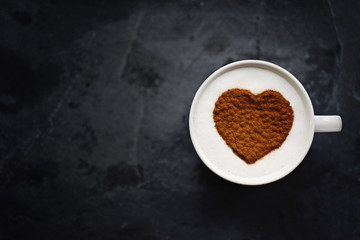 Cinnamon Heart on a slate background