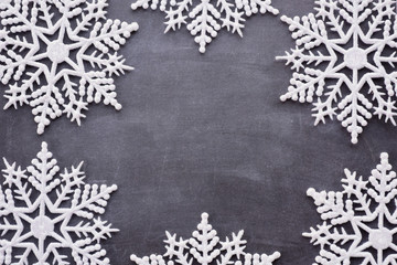 Snowflakes on a Chalkboard