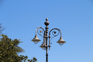 beautiful lantern on cast bracket
