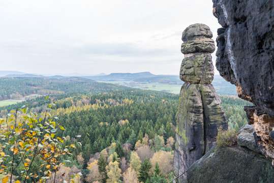 Barbarine am Pfaffenstein - Wahrzeichen der S&auml;chsischen Schweiz