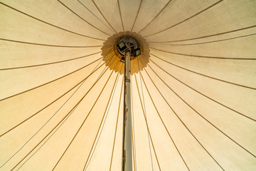 Part of large tent
