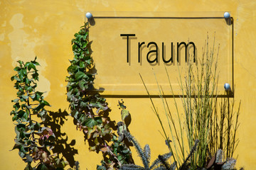 Obraz premium Schild 233 - Traum