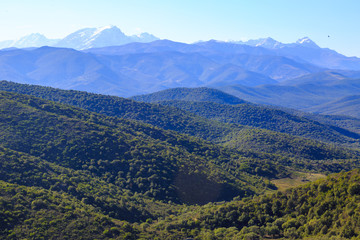 A mountains of the Corsica Island in France