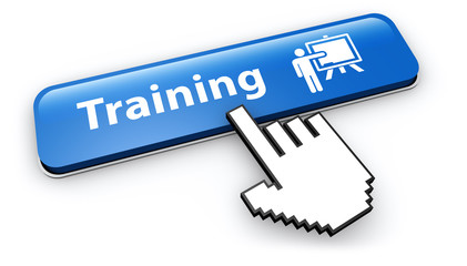 Training Icon Online Button Click